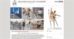 Desktop Screenshot of bolshoiballetacademy.com